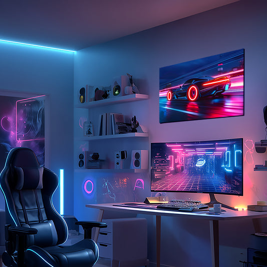 Singeee red speed Supercar LED Art Neon Sign Neon Poster in bedroom