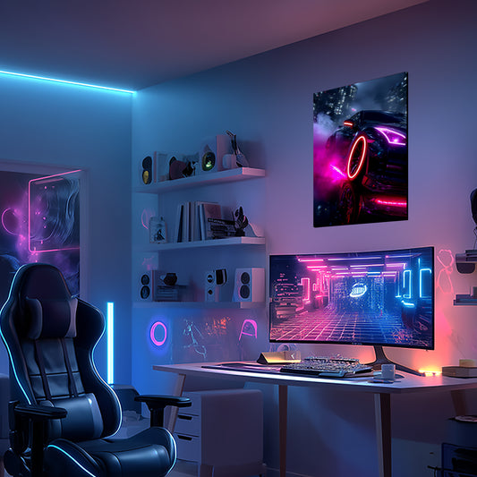 Supercar 02 LED Art Neon Sign Neon Poster in bedroom for game lover