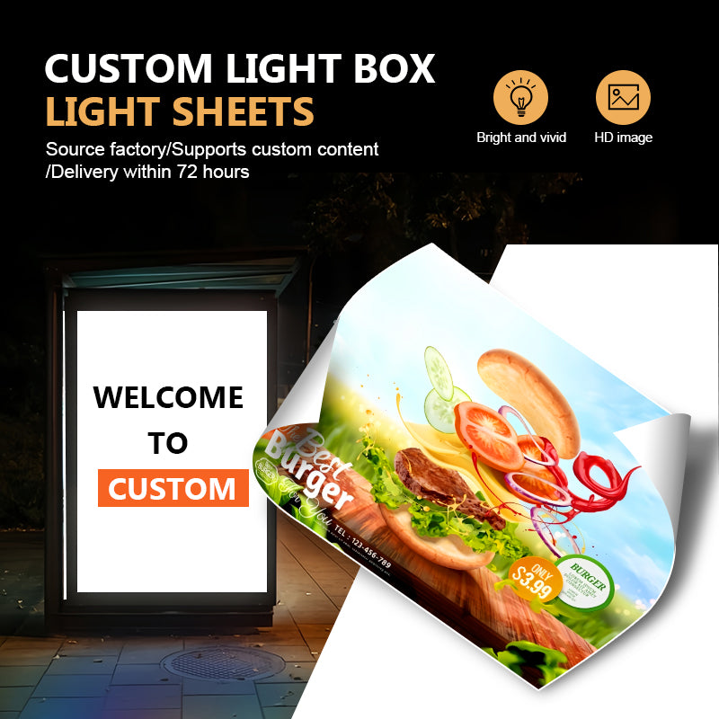 custom light box light sheets