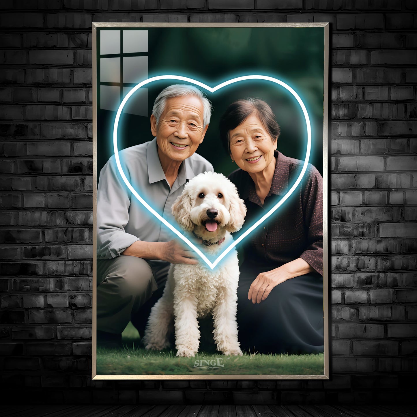 Singeee custom neon poster love neon sign for family