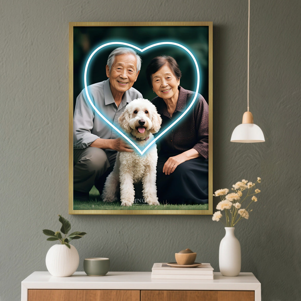 Singeee custom neon poster love neon sign for family in bedroom