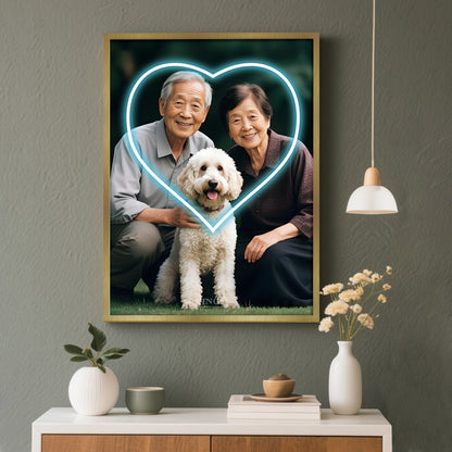 Singeee custom neon poster love neon sign for family in bedroom