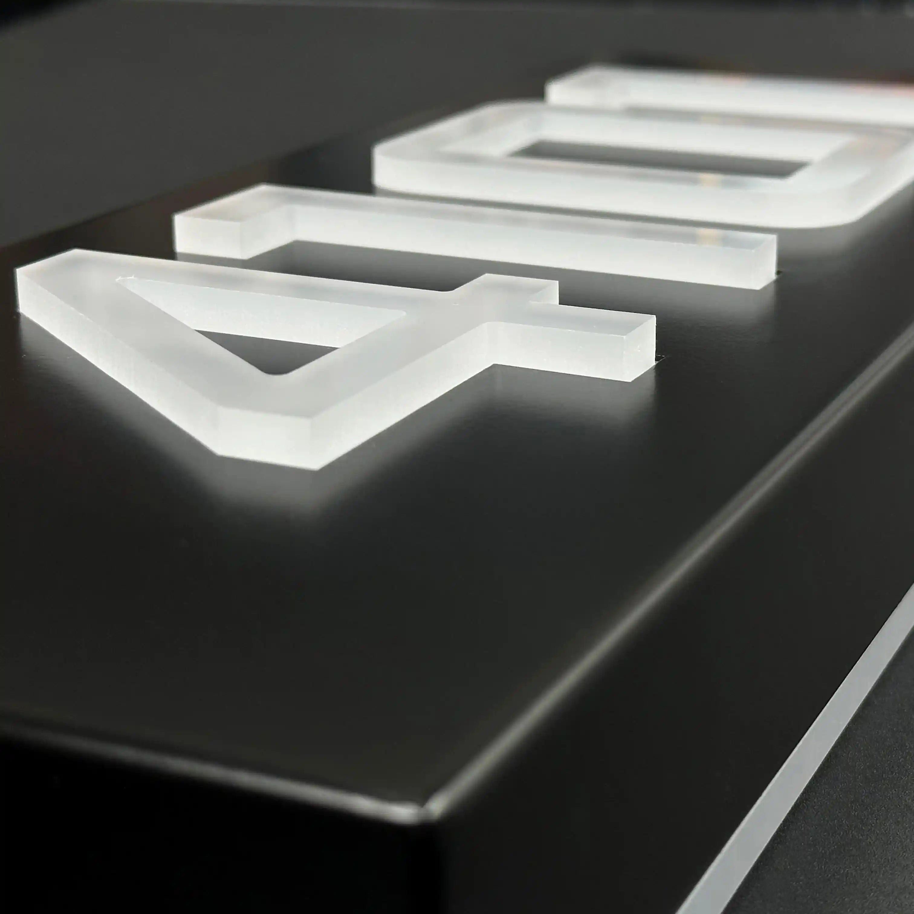 3D Acrylic Backlit LED House Numbers