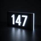 3D Acrylic Backlit LED House Numbers