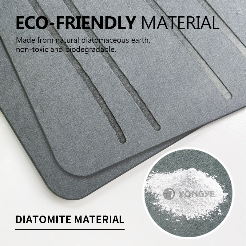 Diatomite Stone Drying Bath Mat