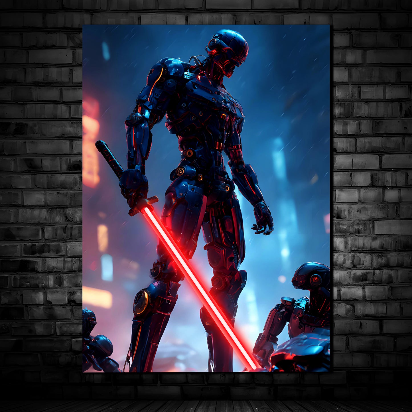 Singeee Future Warrior 01 LED Art Neon Sign Neon Poster