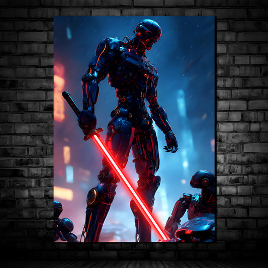 Singeee Future Warrior 01 LED Art Neon Sign Neon Poster