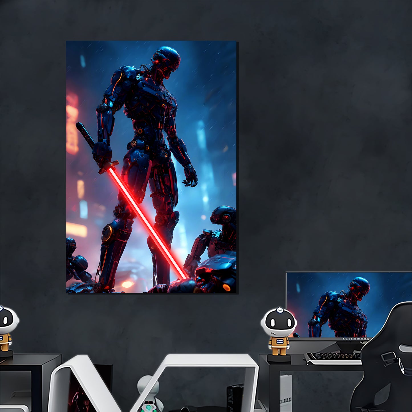 Singeee Future Warrior 01 LED Art Neon Sign Neon Poster in game room 2