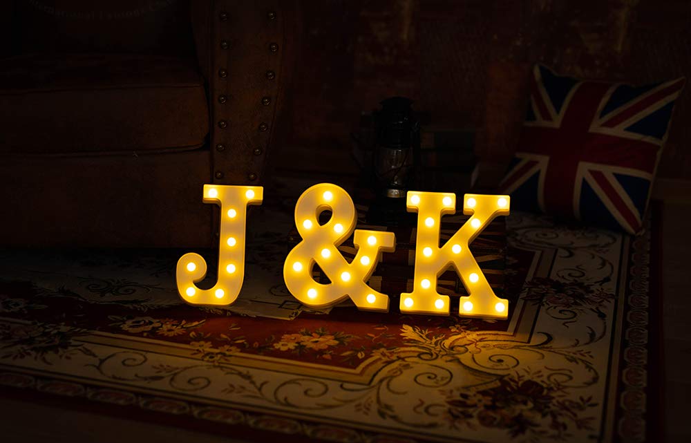 LED Mini Acrylic Letters j&k