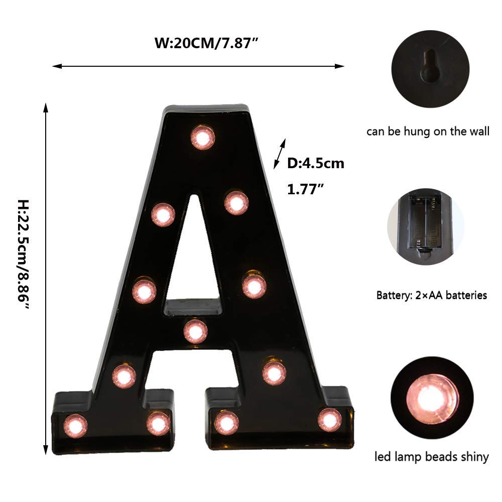 LED Marquee Number Alphabet Signs