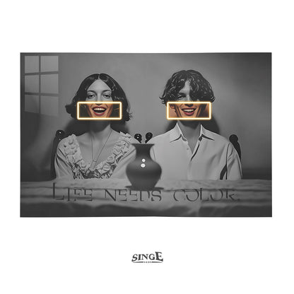 Singeee "Life Needs Color" LED Art Neon Sign | Neon Poster  2