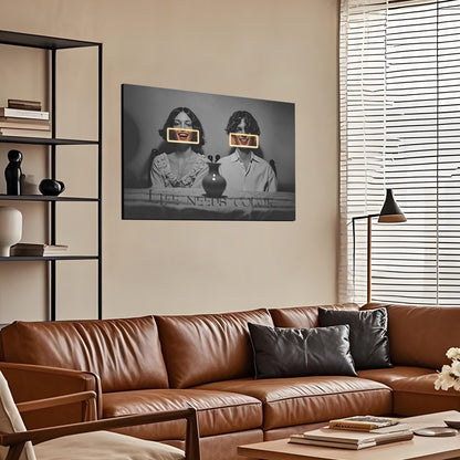 Singeee "Life Needs Color" LED Art Neon Sign | Neon Poster in living room