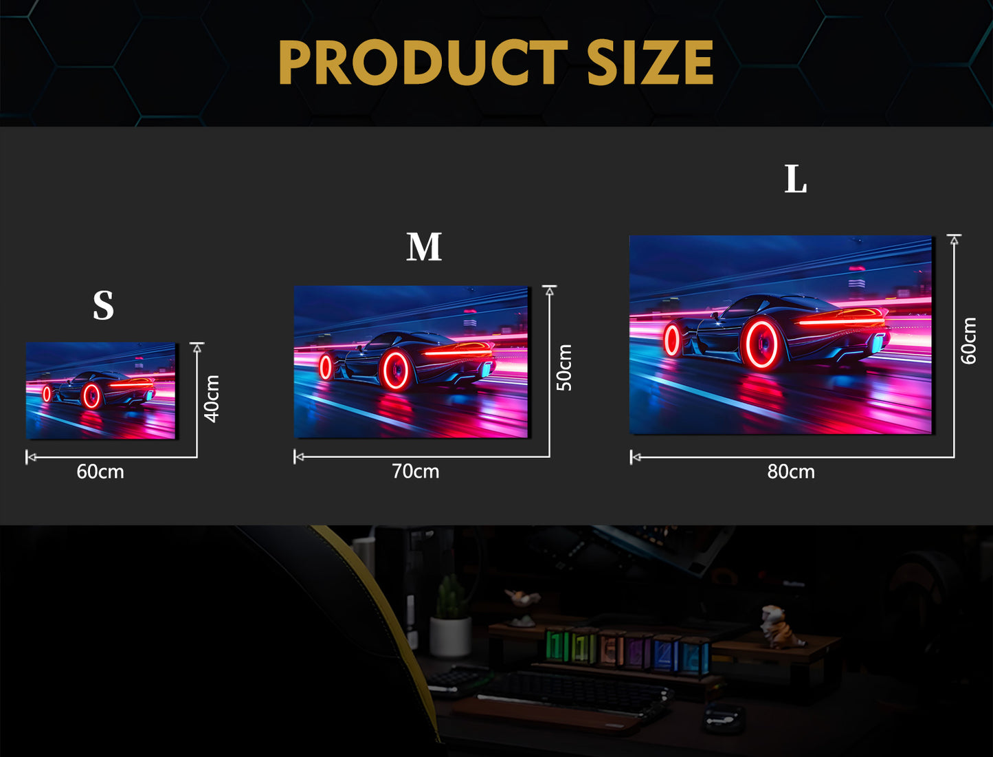 Singeee red speed Supercar LED Art Neon Sign Neon Poster size chart