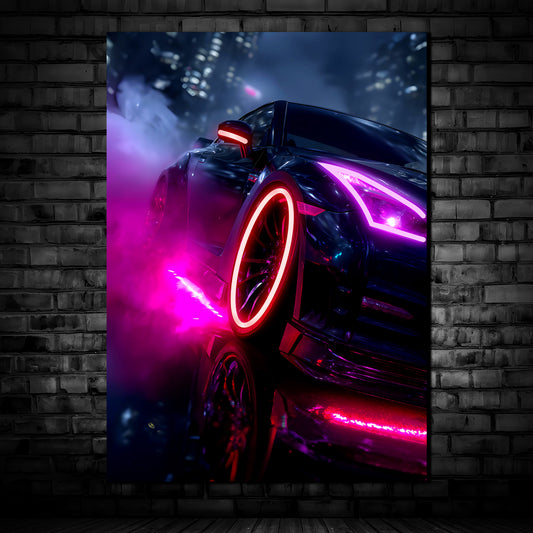 Supercar 02 LED Art Neon Sign Neon Poster