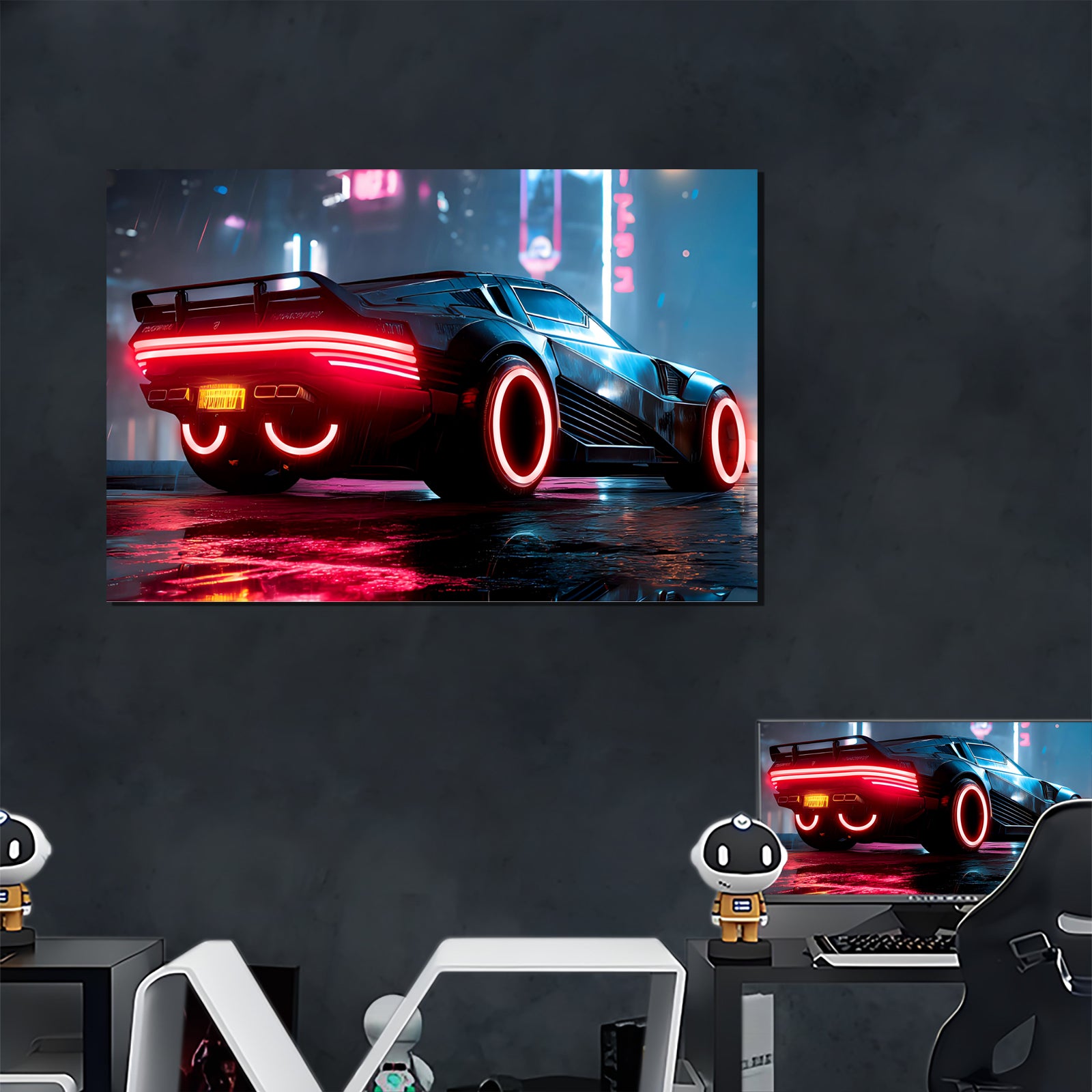 Cyberpunk Car 1 LED Art Neon Sign Neon Poster in game house