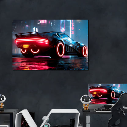 Cyberpunk Car 1 LED Art Neon Sign Neon Poster in game house