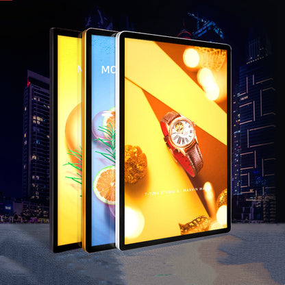 Ultra slim light box for  home decor shop business restaurant