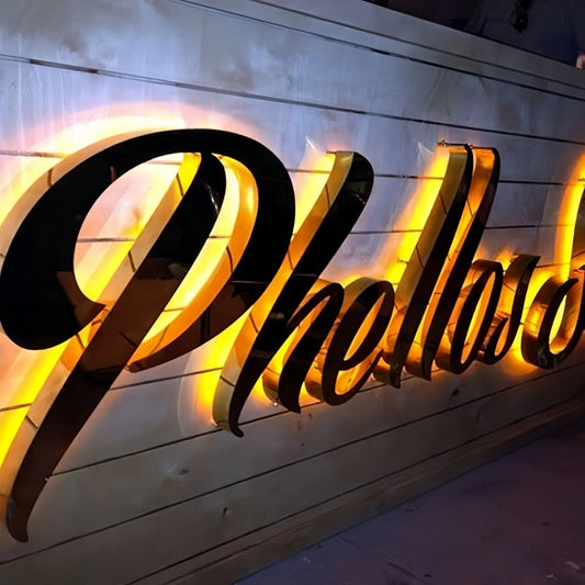Custom led sign - Back lit led letter Illuminate letters