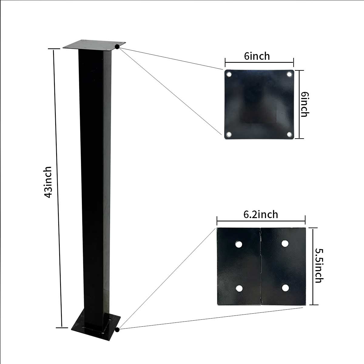 Singeee Glowbox Custom Modern Solar LED Address Mailbox