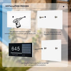 singeee-wireless-solar-led-address-sign-installtion-process