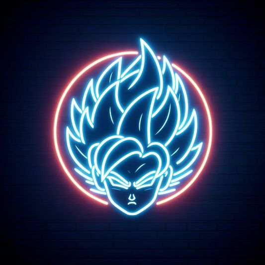 Goku Neon Sign – Light Up Your Room Like a True Dragon Ball Fan