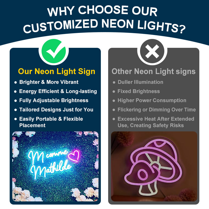 Key benefits of LED neon signs, including durability, energy efficiency, and safe materials