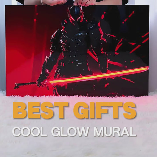 singeee black warrior neon poster and neon sign Showcase Video