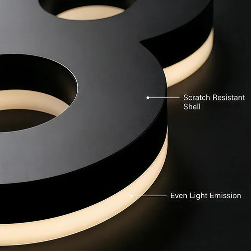 lighted-house-number-material-details