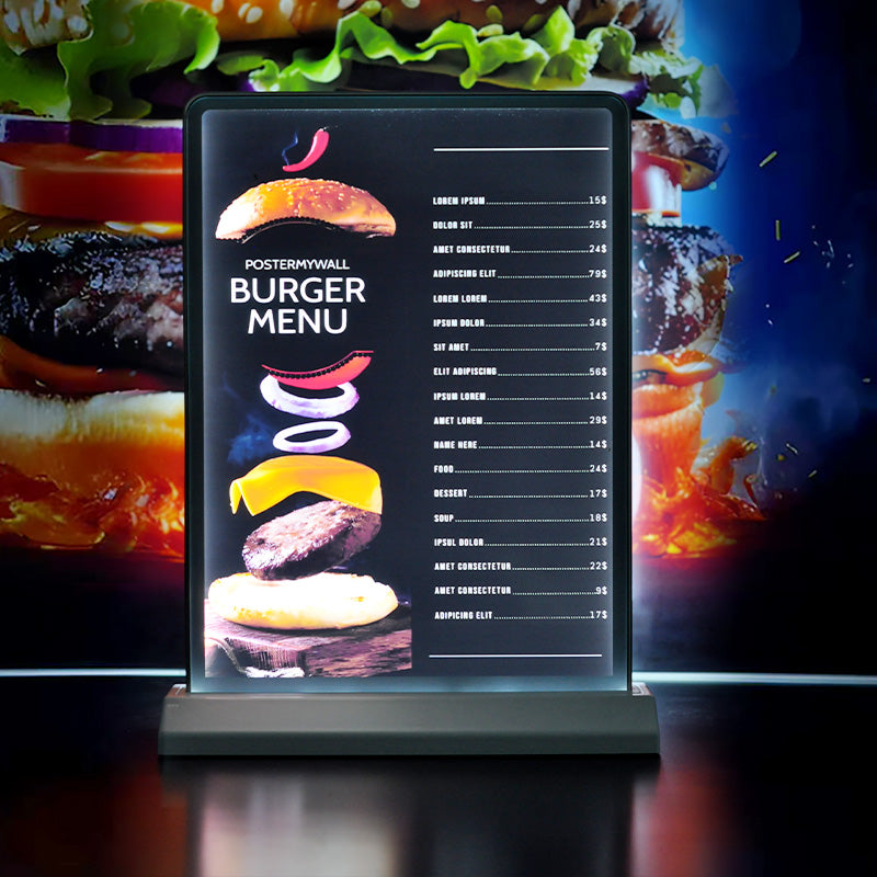 Wireless Desktop Lightbox for shop for business restaurant
